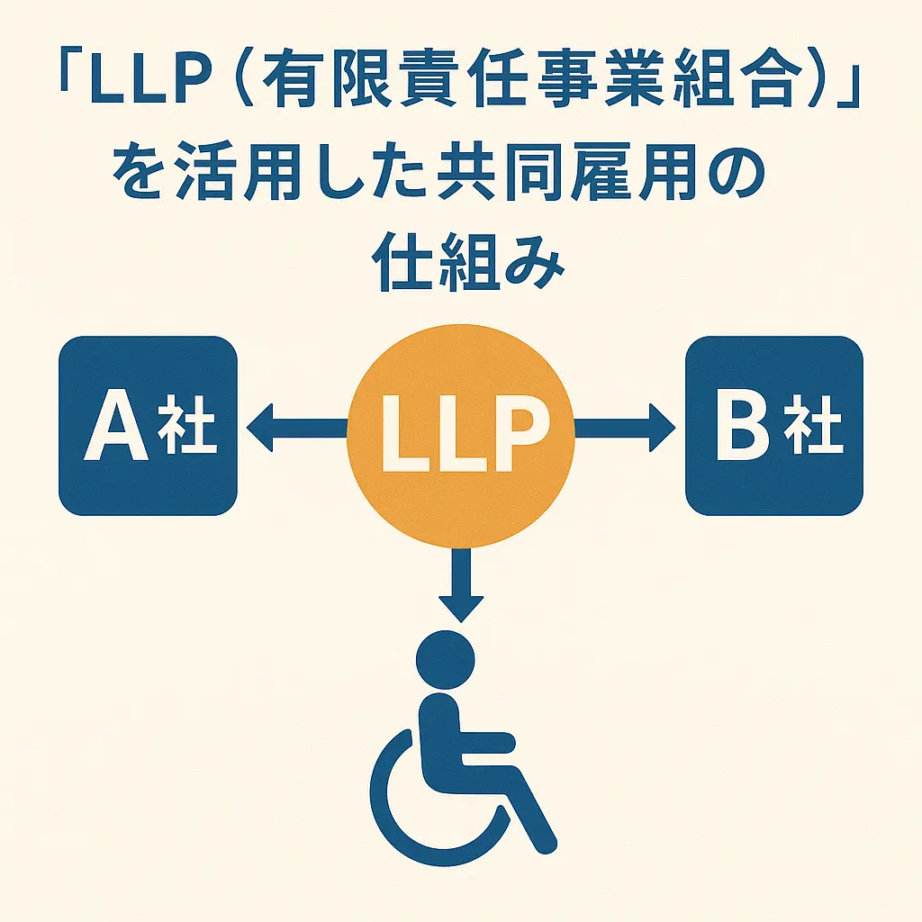 「LLP（有限責任事業組合）」を活用した共同雇用の仕組み