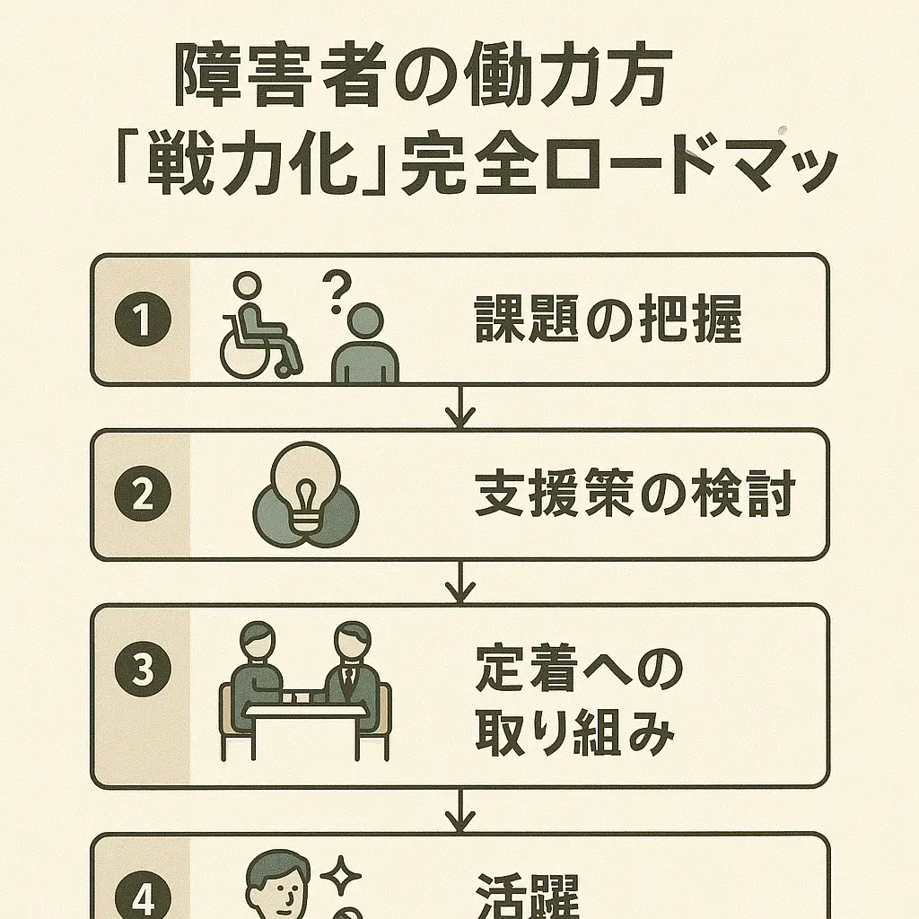 障害者の働き方「戦力化」完全ロードマップ